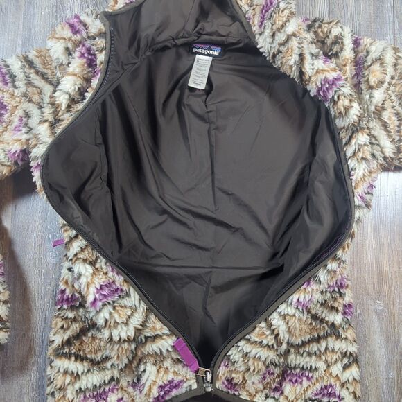 Patagonia Retro-X Women's Small Deep Pile Hoody Fleece Jacket Small Full Zip - Picture 14 of 14